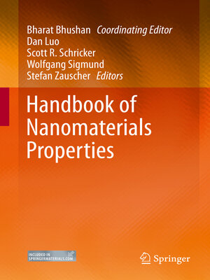 cover image of Handbook of Nanomaterials Properties